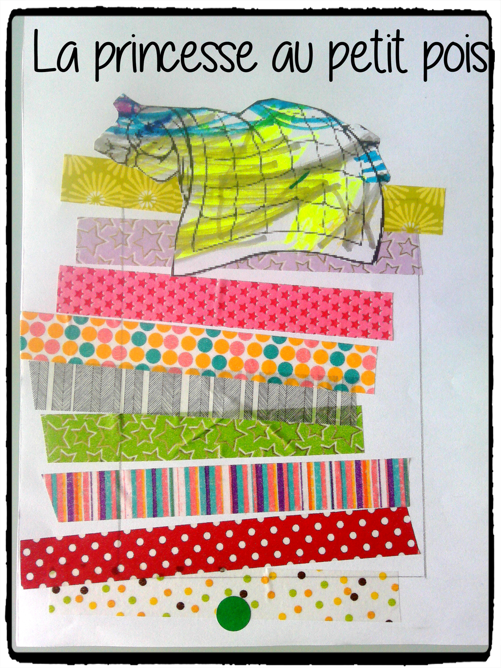 La Princesse Au Petit Pois Coloriage