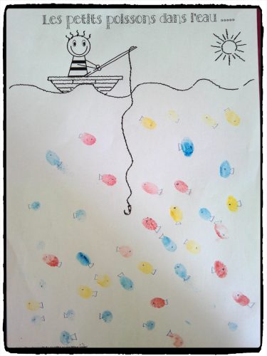 Les petits poissons dans l'eau