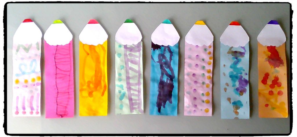 Les crayons de l'école