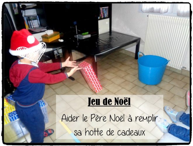 Jeu de Noël : remplir la hotte du Père Noël