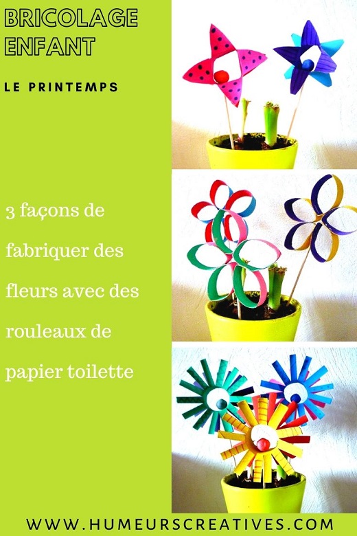 3 façons de fabriquer des fleurs avec des rouleaux de papier toilette