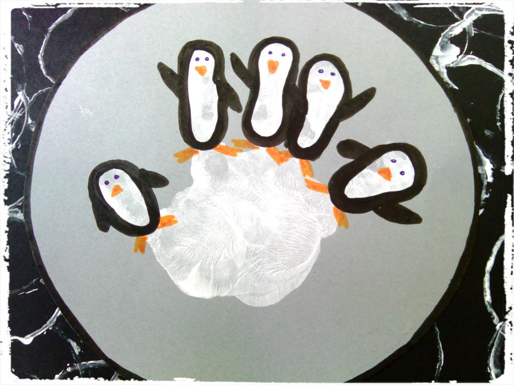 5 petits pingouins