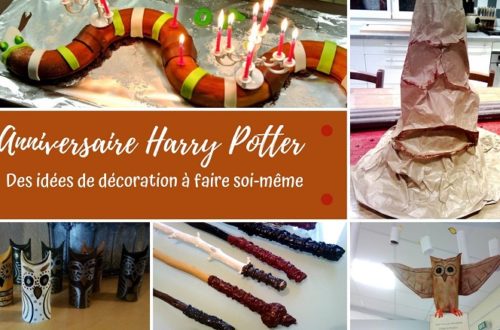 Organiser un anniversaire Harry Potter avec des décorations faites maison