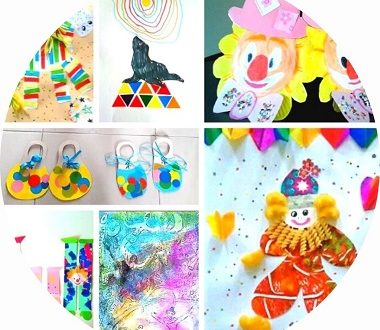 44 bricolages pour enfants sur le cirque