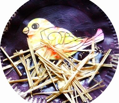 Fabriquer un nid d'oiseau avec les enfants