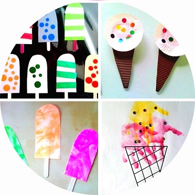 4 idées de bricolages pour fabriquer des glaces avec les enfants