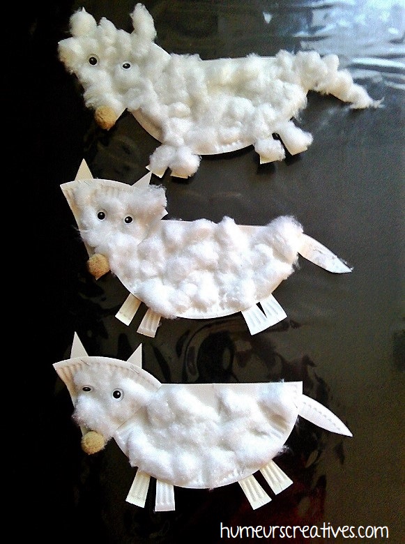 fabrication de renards arctiques avec les enfants