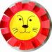 bricolage mardi gras : lion de cirque à fabriquer avec une assiette en carton
