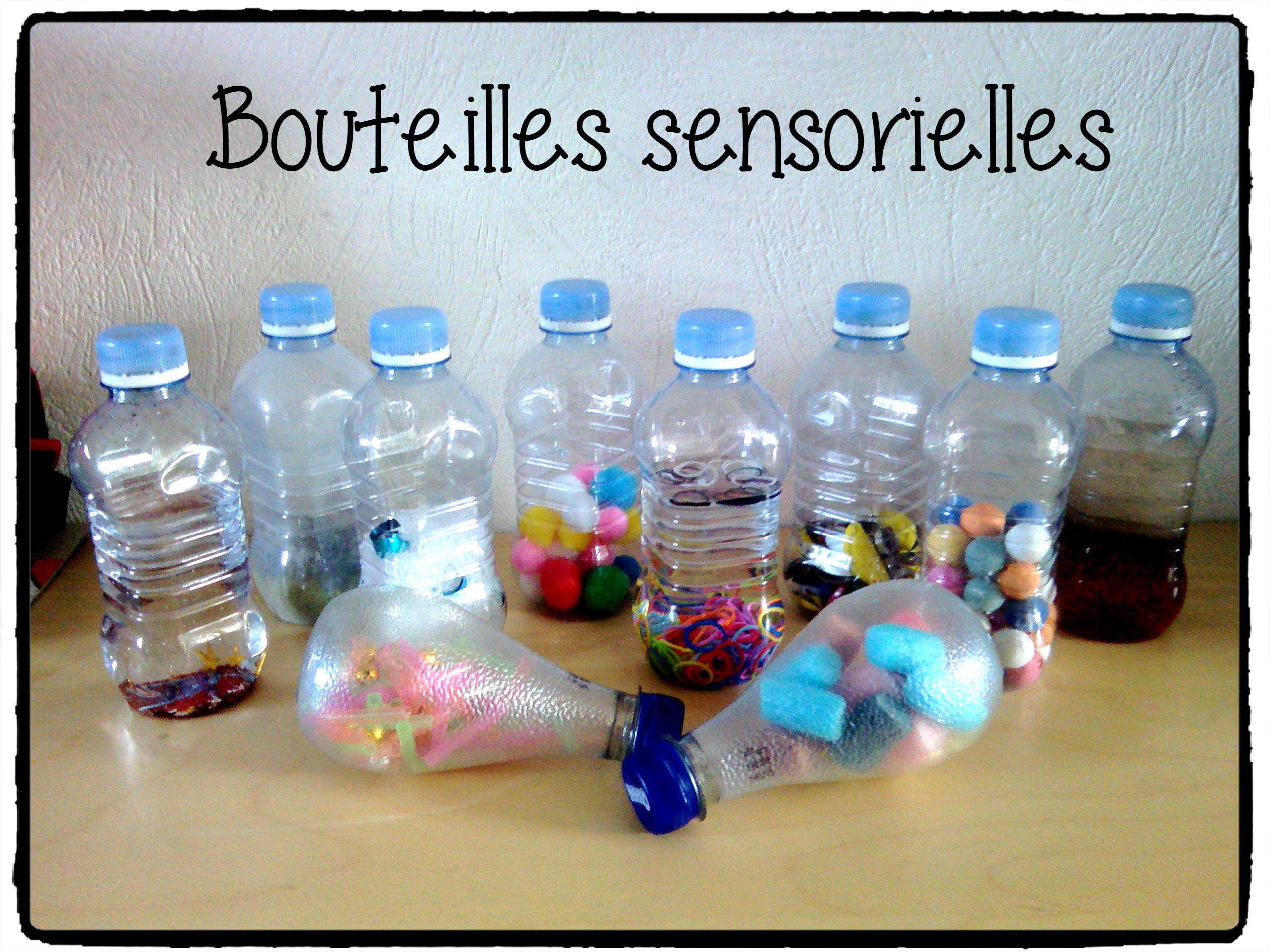 diy montessori - bouteilles sensorielles 