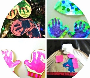 fabriquer des gants et bonnets avec les enfants, activités manuelles