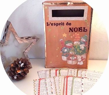 boite aux lettres de noel Esprit de Noël (activités pour enfants)