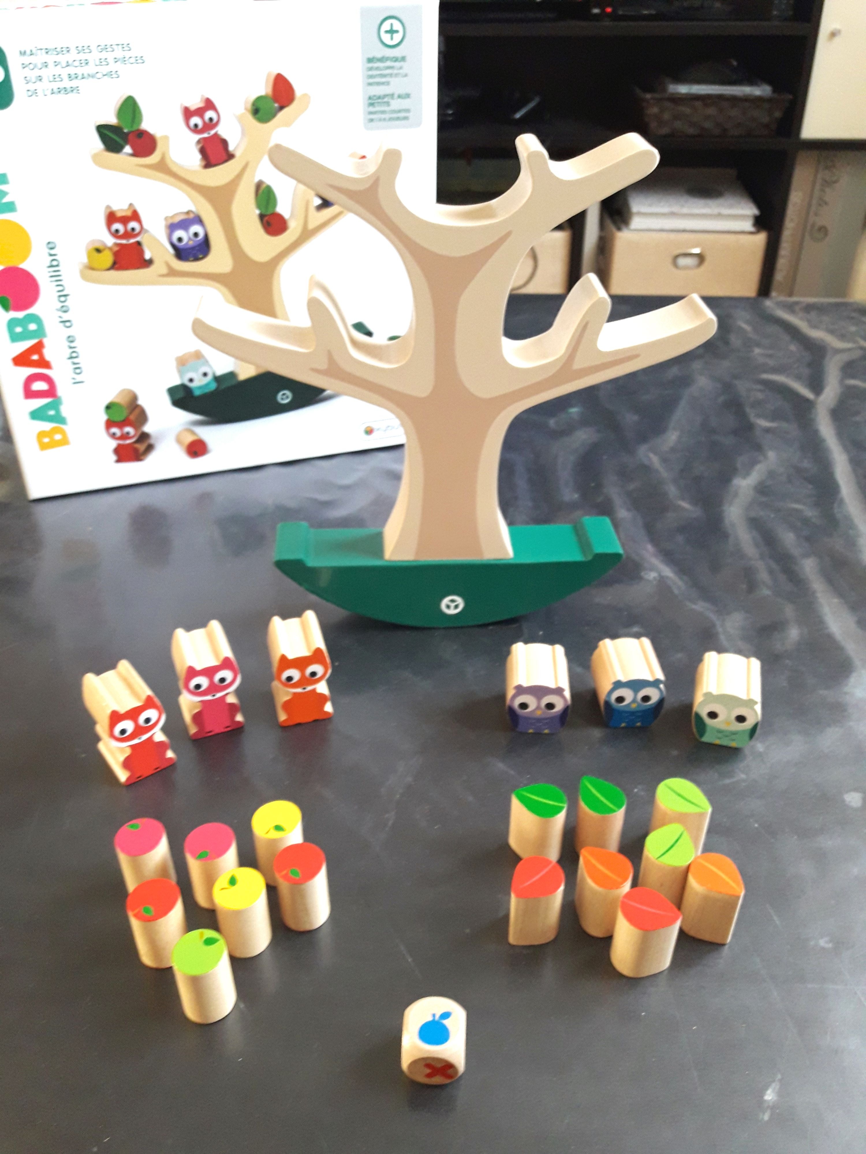 Jeu d'équilibre - Balancier Montessori - Collection Printemps