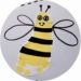 Bricolage pour enfants : abeille en empreinte de pied
