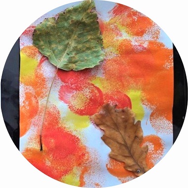 Peindre des feuilles d'automne
