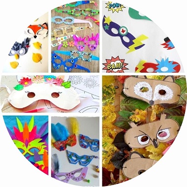 Créer des masques pour enfants - Inspiration et tutoriels