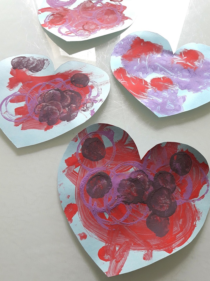 Bricolage St Valentin Garderie