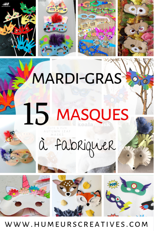 15 Idees De Masques A Fabriquer Pour Enfants