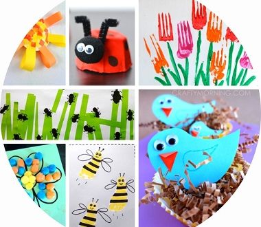 58 bricolages de printemps pour les enfants