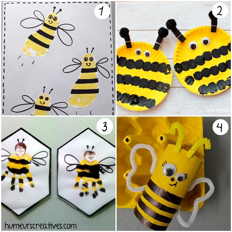 bricolage abeille pour enfants