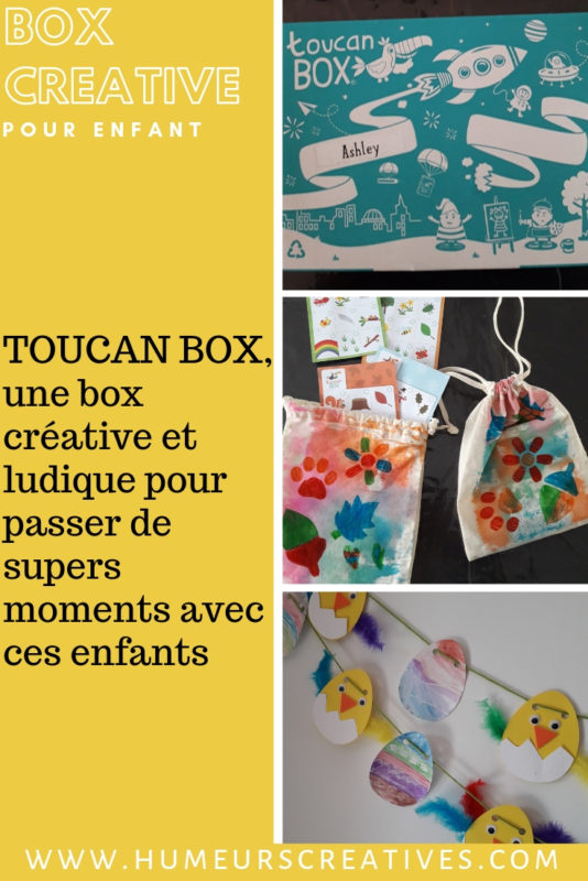 découverte de la toucan box, une box créative pour enfants