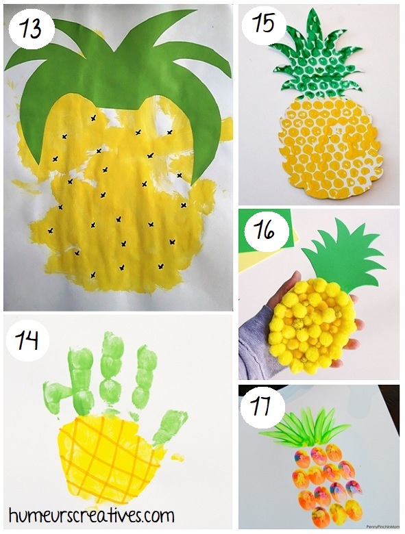 des bricolages d'ananas