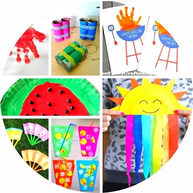 Des idées de bricolages pour l'été pour les enfants