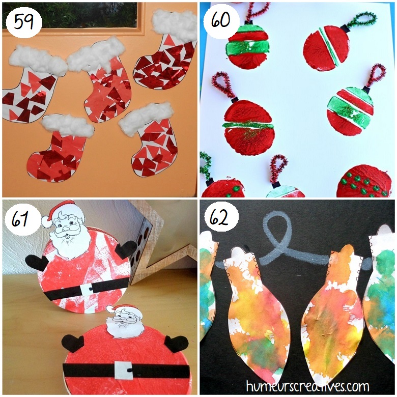 70 bricolages de Noël à faire avec les enfants 