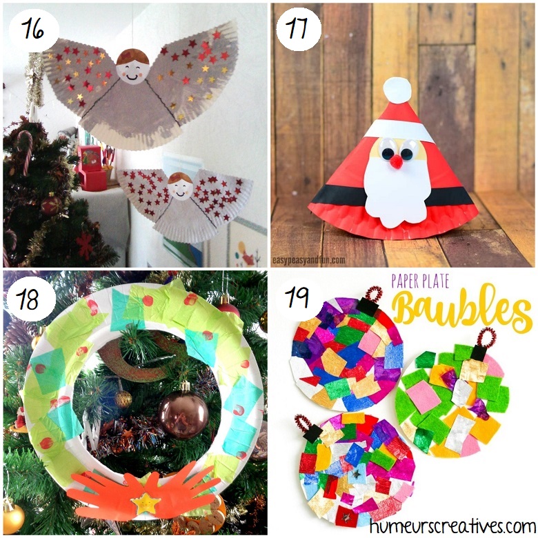 70 bricolages de Noël à faire avec les enfants 