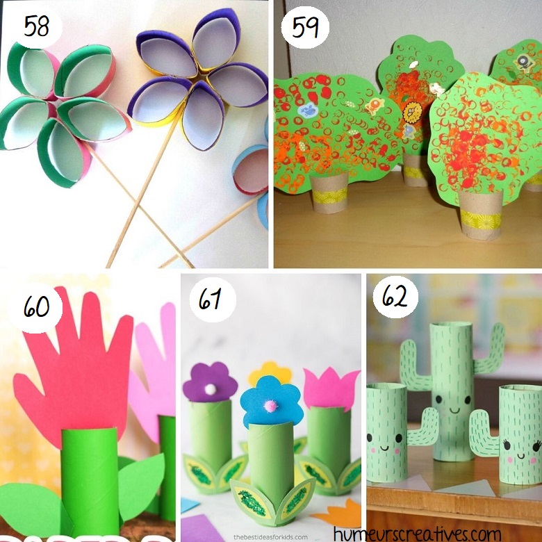 80 bricolages pour enfants à faire avec des rouleaux de papier