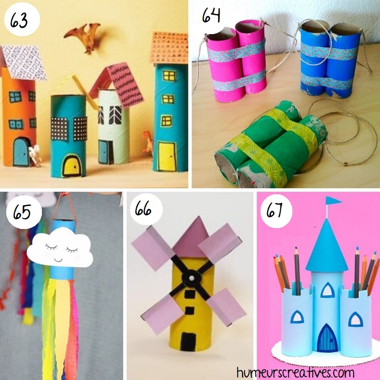 DIY enfant : 3 idées d'activités avec des rouleaux de papier toilette ! -  Happy and Baby