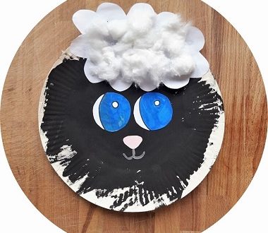 Fabriquer un mouton avec une assiette en carton