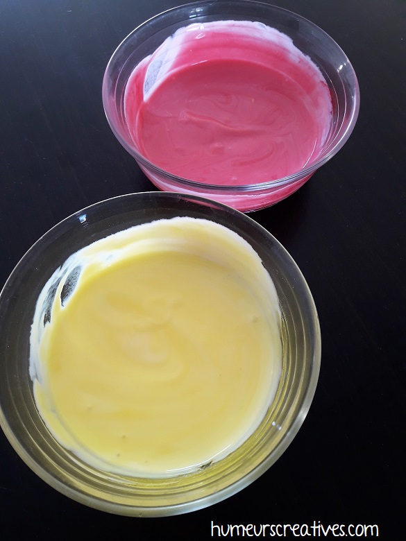 recette de la peinture au yaourt