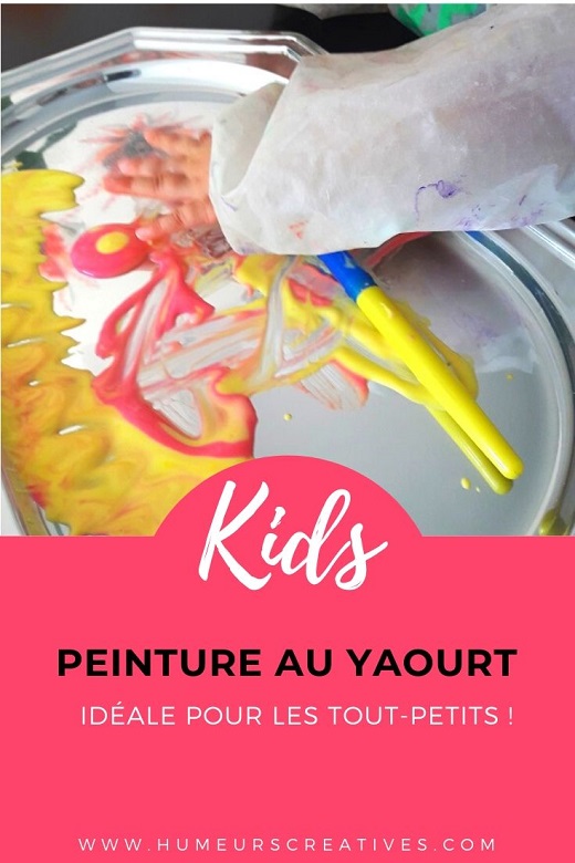 Recette de la peinture au yaourt, recette comestible et adaptée pour les bébés