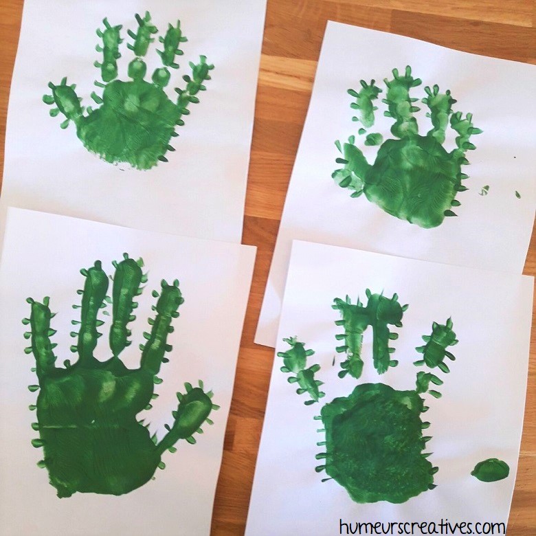 Peinture  🎨 6 idées d'empreintes de mains à réaliser avec les
