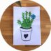 bricolage pour enfant : un cactus en empreinte de main
