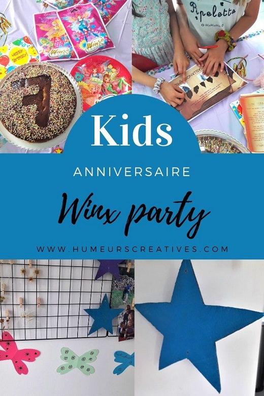 anniversaire pour enfant Winx party : idées de décoration et escape game