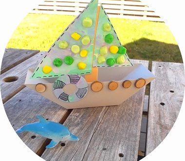 fabriquer un bateau à voile en papier avec les enfants