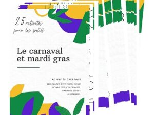 Visuel ebook 25 activités ppur les petits - Carnaval et Mardi Gras